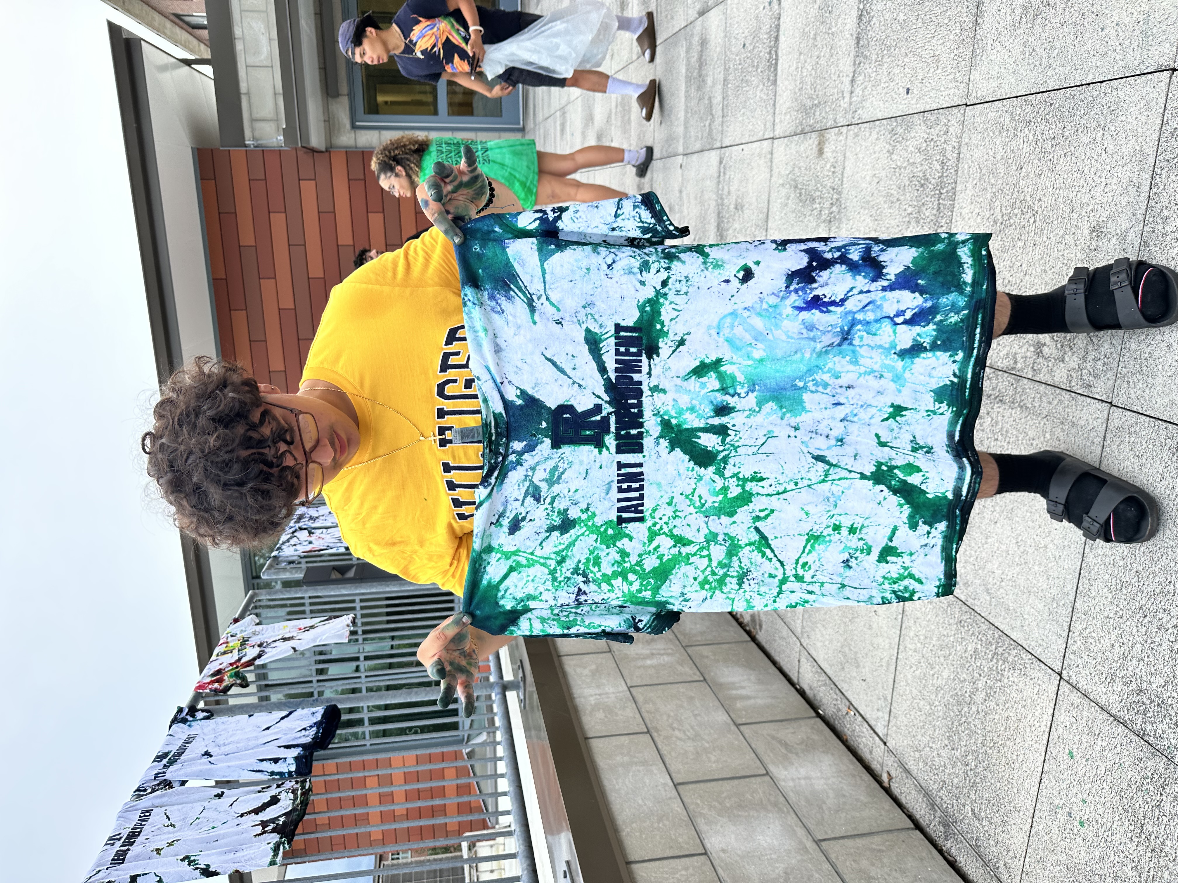 Making a TD Nation tie dye shirt